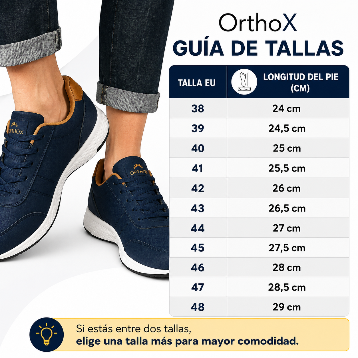 2 PARES AL PRECIO DE 1 - Zapatos Cómodos Para Caminar OrthoX